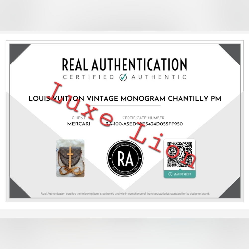 SOLD Louis Vuitton Vintage Monogram Chantilly PM - Picture 3 of 15